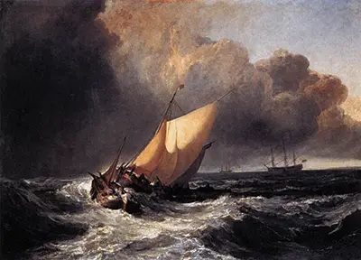 Dutch Boats in a Gale William Turner